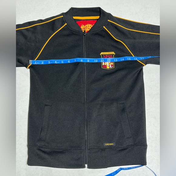 Chicago Hard Rock Cafe zip up jacket size medium - Picture 3 of 6